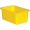 Teacher Created Resources Storage Bin, Plastic, Yellow, 6 PK 20392 - alternate 2